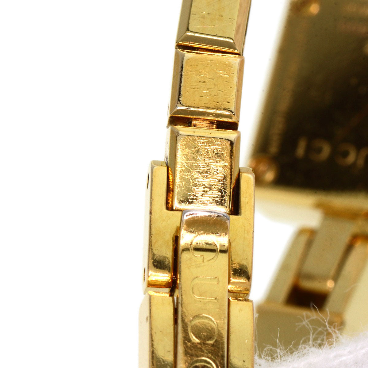 GUCCI G mini Watches 102 Gold Plated/Gold Plated Ladies
