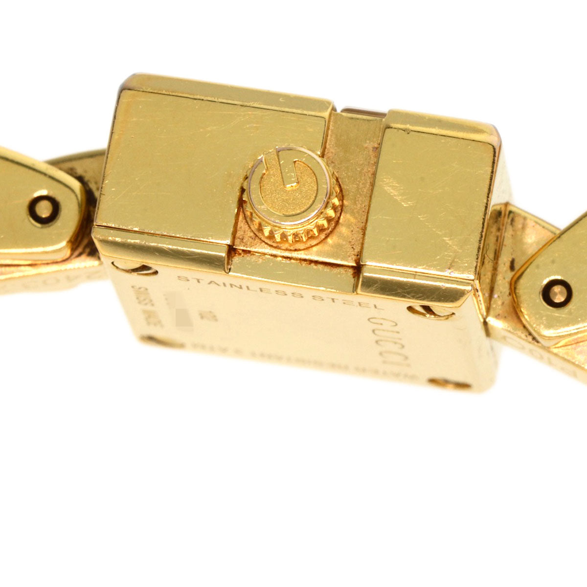 GUCCI G mini Watches 102 Gold Plated/Gold Plated Ladies