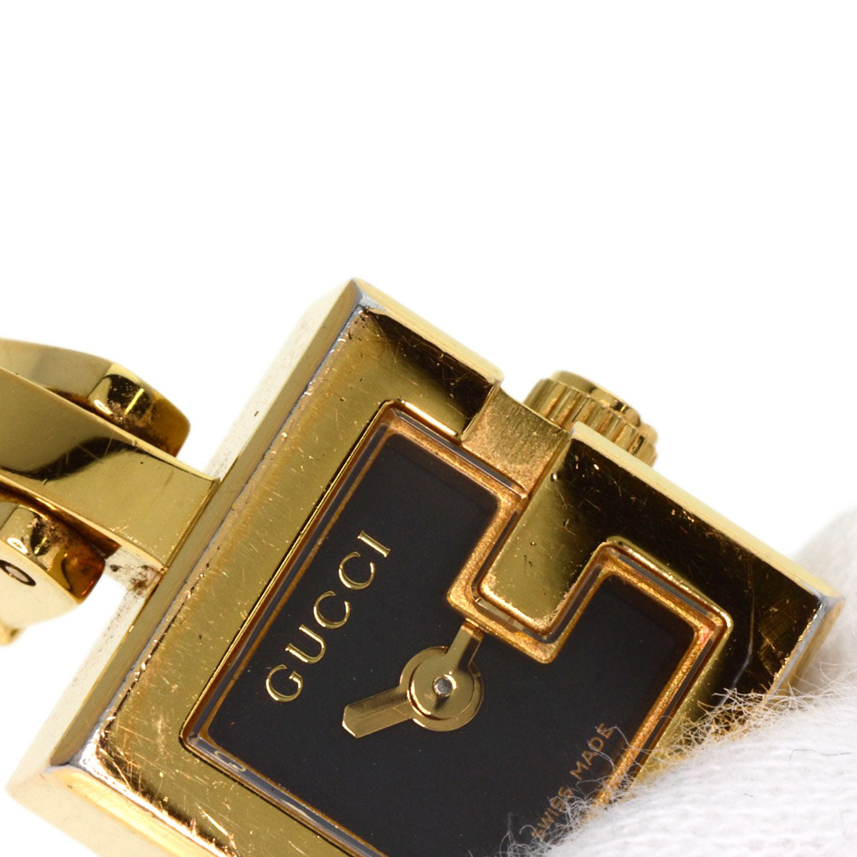 GUCCI G mini Watches 102 Gold Plated/Gold Plated Ladies