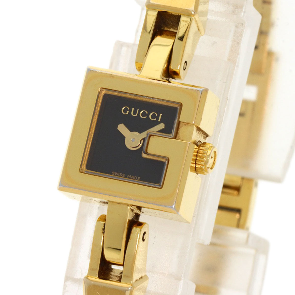 GUCCI G mini Watches 102 Gold Plated/Gold Plated Ladies