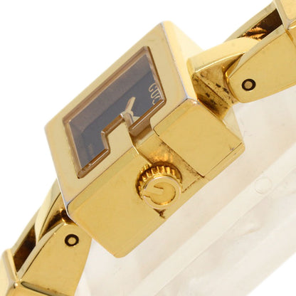 GUCCI G mini Watches 102 Gold Plated/Gold Plated Ladies