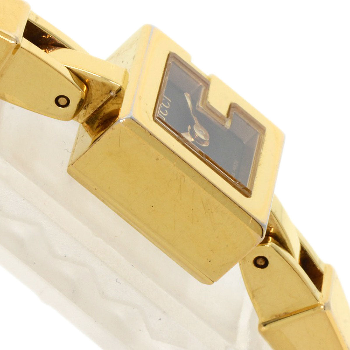 GUCCI G mini Watches 102 Gold Plated/Gold Plated Ladies