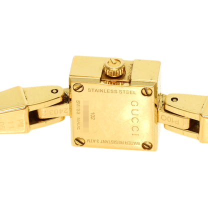 GUCCI G mini Watches 102 Gold Plated/Gold Plated Ladies
