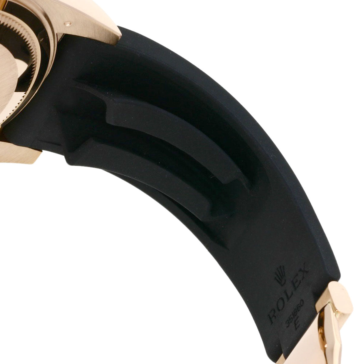 ROLEX Sky-Dweller Chocolate Brown Watches 326235 K18 Pink Gold/Rubber mens