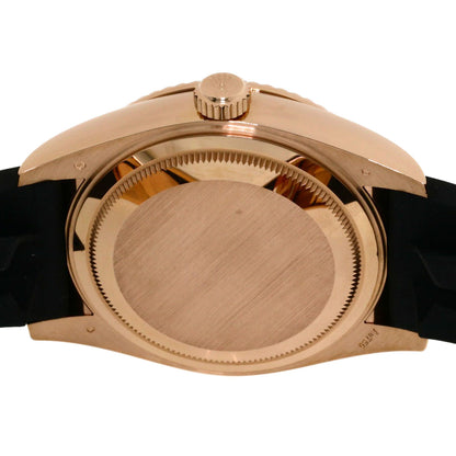 ROLEX Sky-Dweller Chocolate Brown Watches 326235 K18 Pink Gold/Rubber mens