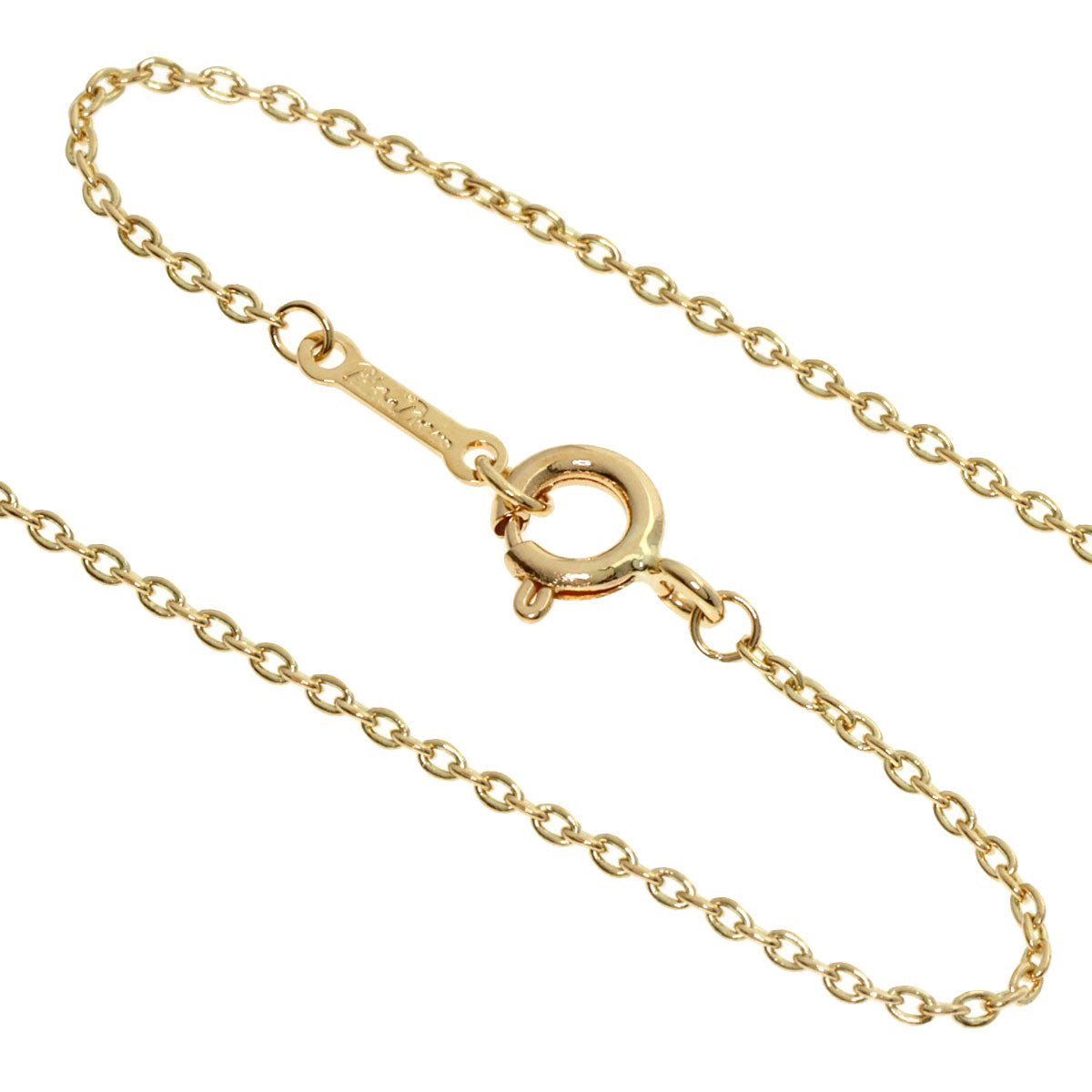 TIFFANY&Co. Kiss Paloma Picasso Necklace K18 Yellow Gold Ladies [Used]