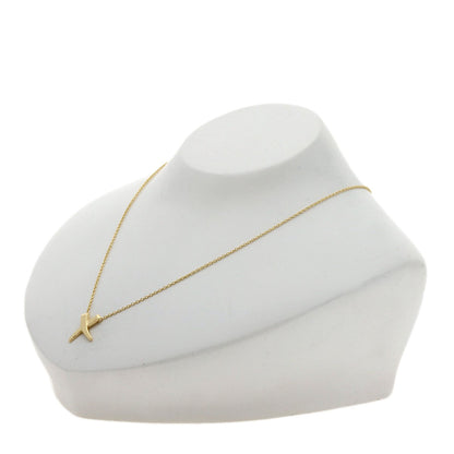 TIFFANY&Co. Kiss Paloma Picasso Necklace K18 Yellow Gold Ladies [Used]