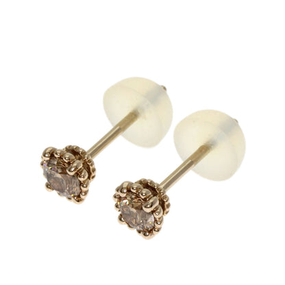Kashikey Mill Brown Diamond earring K18BG Ladies [Used]