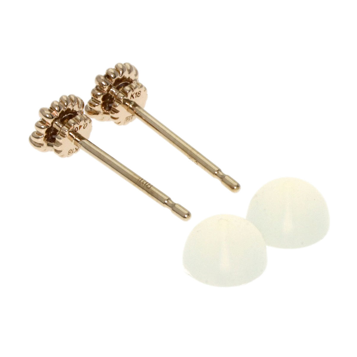 Kashikey Mill Brown Diamond earring K18BG Ladies [Used]