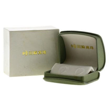 TASAKI Mabe Pearl Diamond Earring K18 Yellow Gold Ladies [Used]