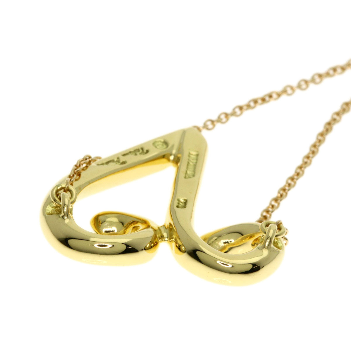 TIFFANY&Co. Aries Zodiac Necklace K18 Yellow Gold Ladies [Used]