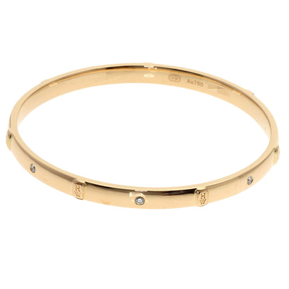 HARRY WINSTON HW 7P Diamond Bracelet K18 Pink Gold Ladies [Used]