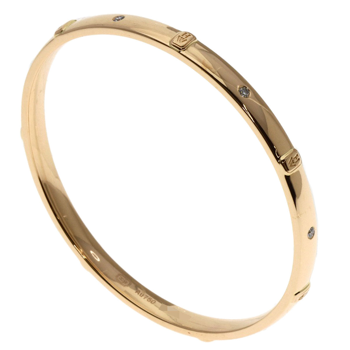 HARRY WINSTON HW 7P Diamond Bracelet K18 Pink Gold Ladies [Used]