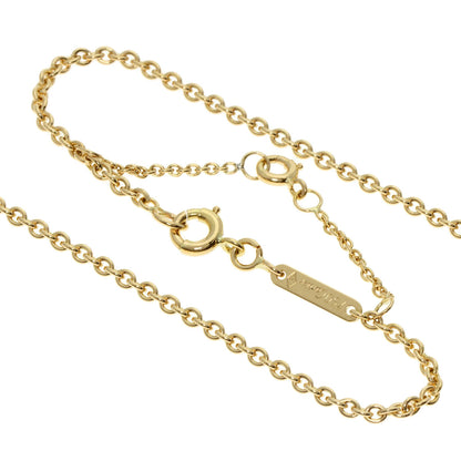 CARTIER Heart Pave Diamond Necklace K18 Yellow Gold Ladies [Used]