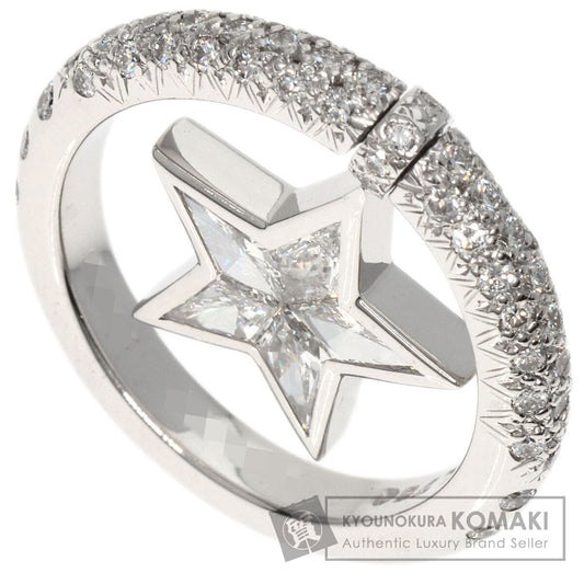 CHANEL Comet Diamond Ring K18 White Gold Ladies [Used]