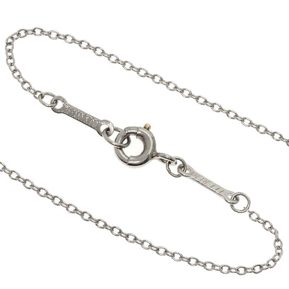 TIFFANY&Co. By The Yard 1P Diamond Necklace Platinum PT950 Ladies [Used]