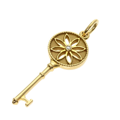 TIFFANY&Co.   Pendant top Daisy Key Diamond K18 Yellow Gold Ladies