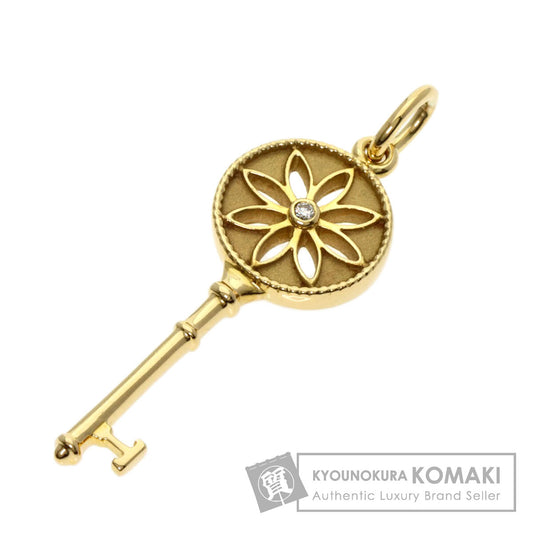 TIFFANY&Co.   Pendant top Daisy Key Diamond K18 Yellow Gold Ladies