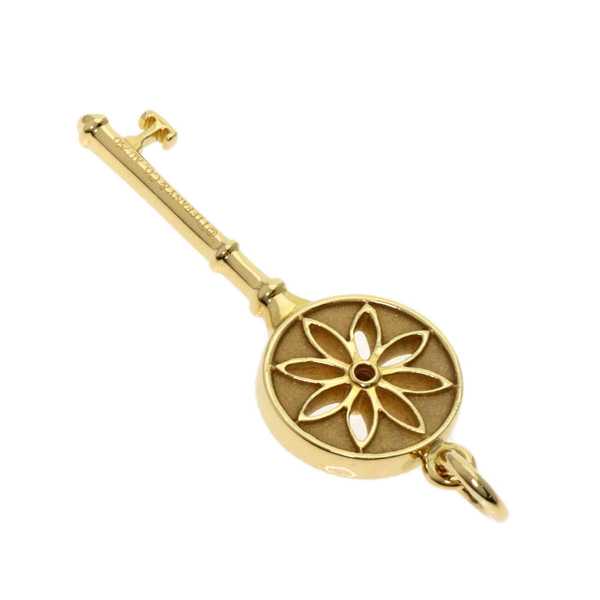 TIFFANY&Co.   Pendant top Daisy Key Diamond K18 Yellow Gold Ladies