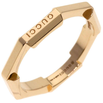 GUCCI Link to Love #7 Ring K18 Pink Gold Ladies [Used]