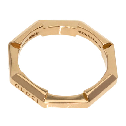 GUCCI Link to Love #7 Ring K18 Pink Gold Ladies [Used]