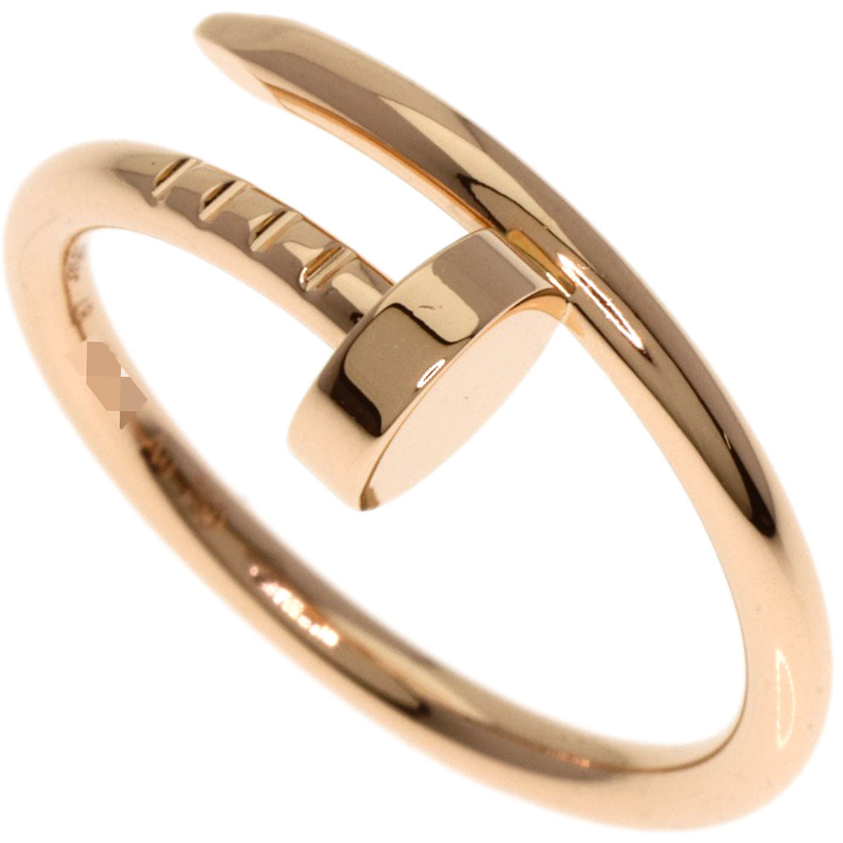 CARTIER Juste un Clou Small Model #48 Ring K18 Pink Gold Ladies [Used]