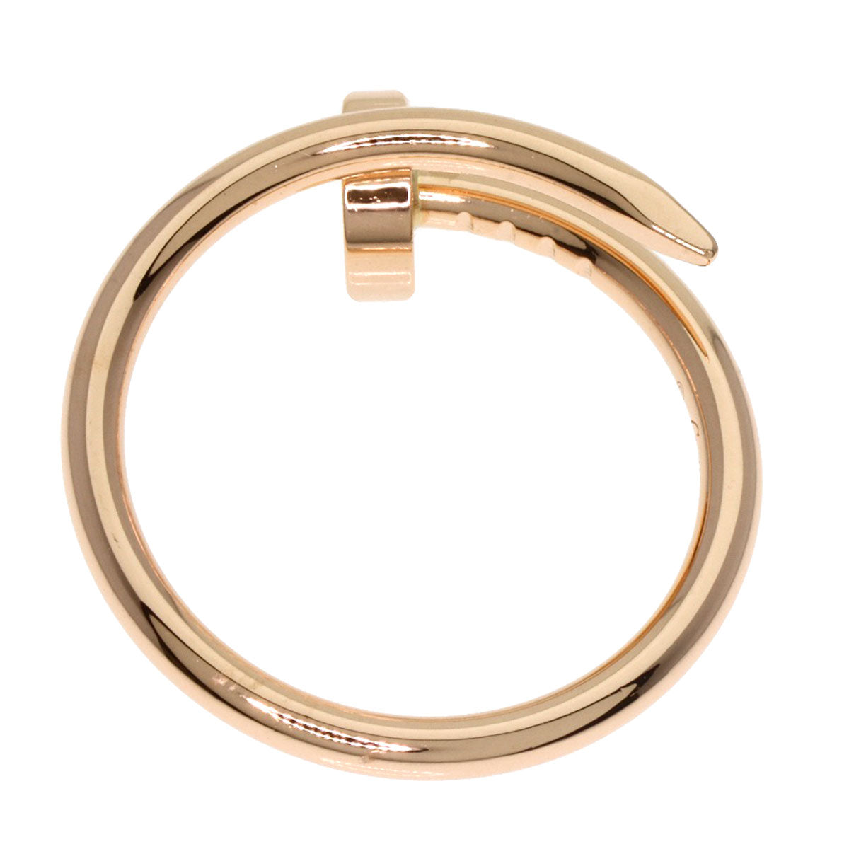 CARTIER Juste un Clou Small Model #48 Ring K18 Pink Gold Ladies [Used]