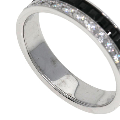 Boucheron Quatre Black Diamond #46 Ring K18 White Gold Ladies [Used]