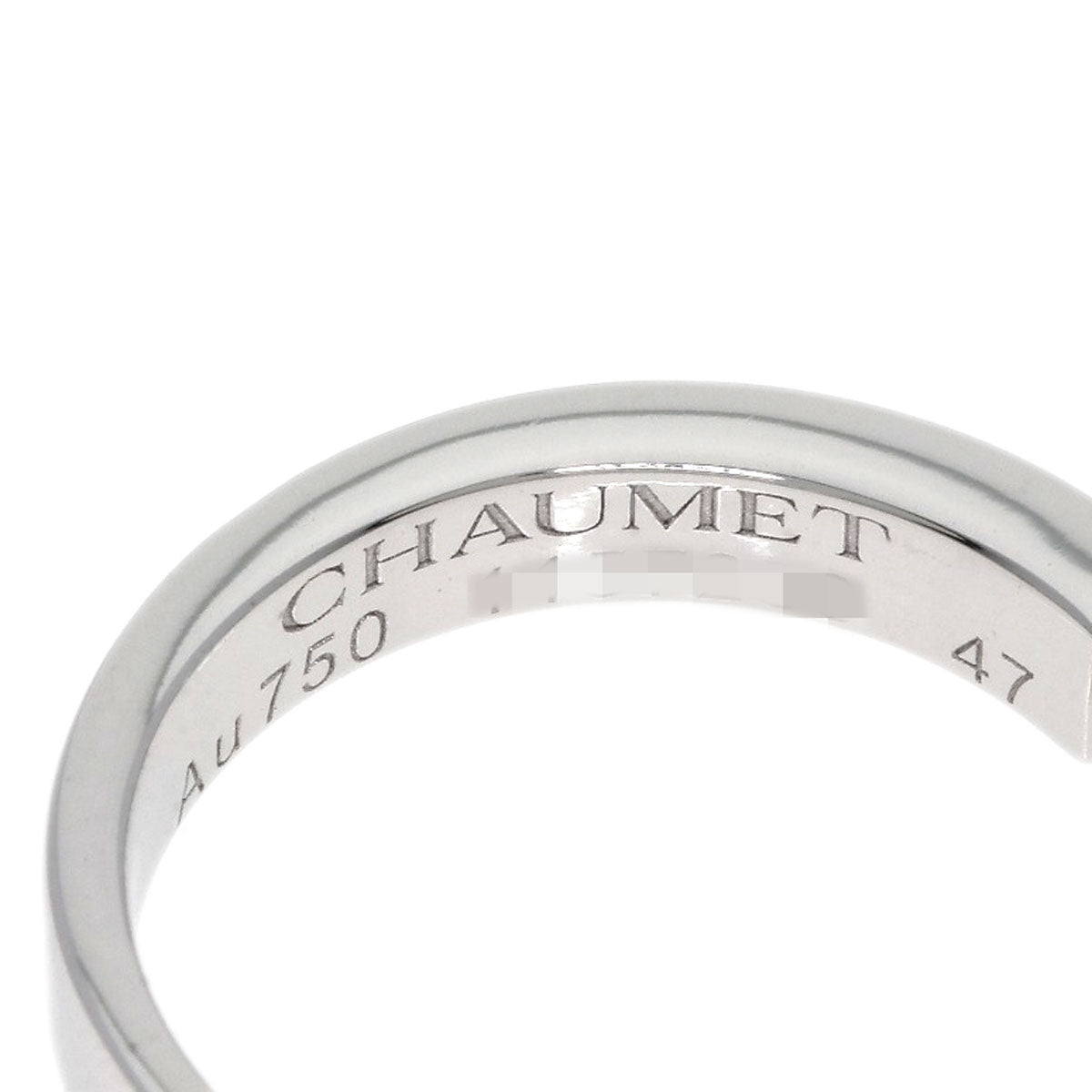 Chaumet Lien Evidence Pavé Diamond #47 Ring K18 White Gold Ladies [Used]