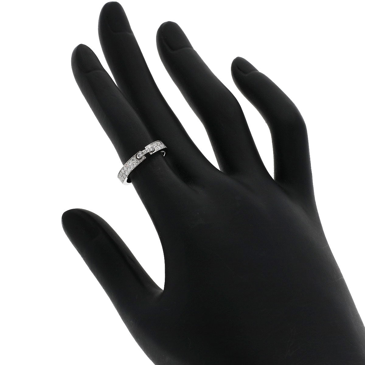 Chaumet Lien Evidence Pavé Diamond #47 Ring K18 White Gold Ladies [Used]
