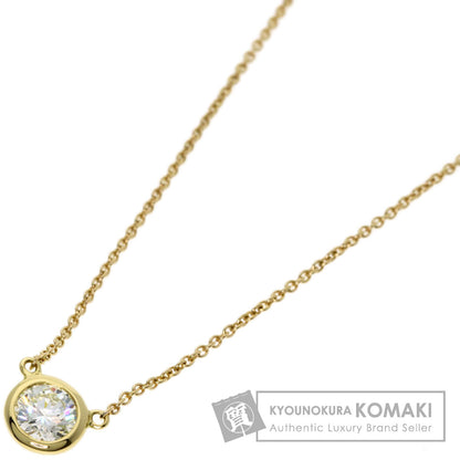 TIFFANY&Co. By The Yard Diamond Necklace K18 Yellow Gold Ladies [Used]
