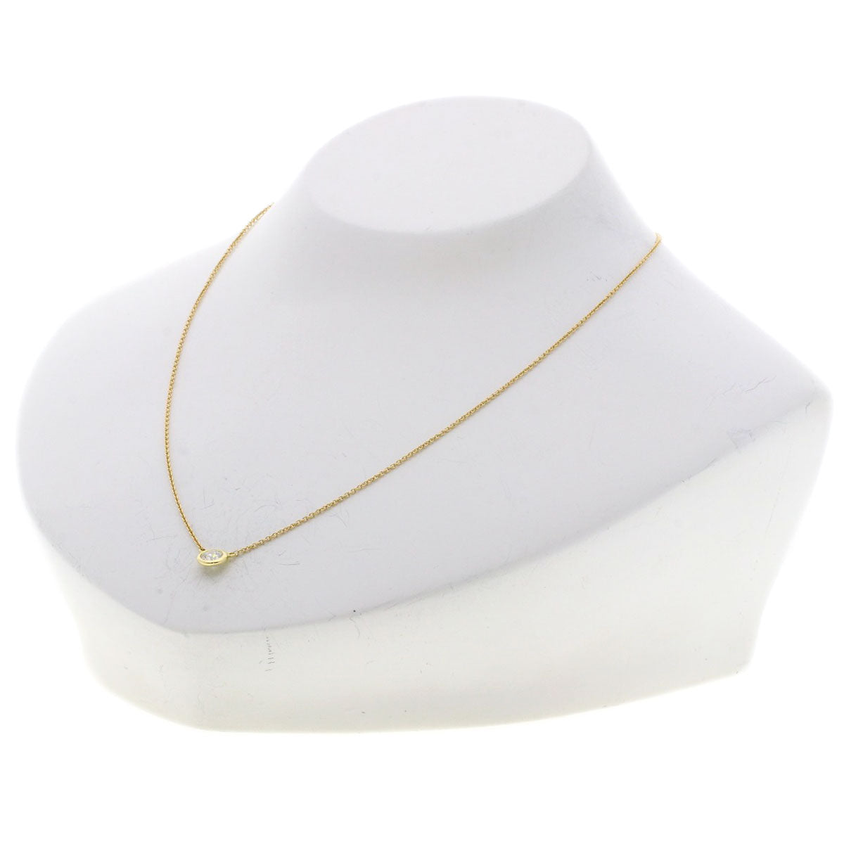 TIFFANY&Co. By The Yard Diamond Necklace K18 Yellow Gold Ladies [Used]