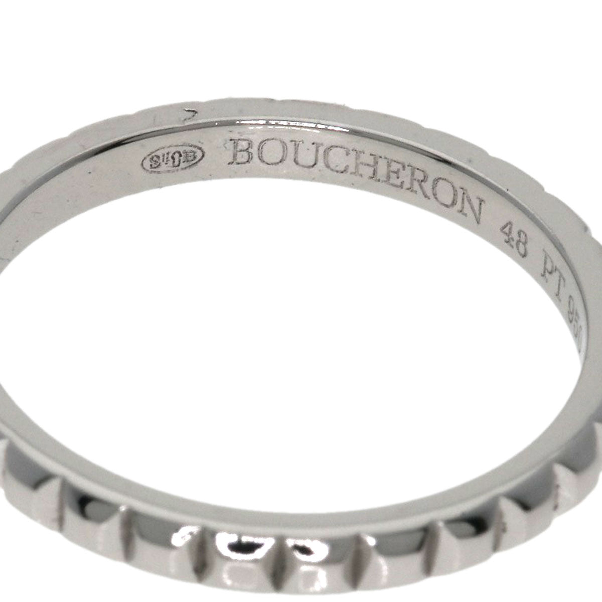 Boucheron   Kurd Paris Ring #48 Ring  Platinum PT950 Ladies  [’†ŒÃ]