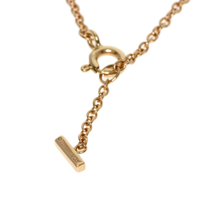 TIFFANY&Co. T Smile Small Diamond Bracelet K18 Pink Gold Ladies [Used]