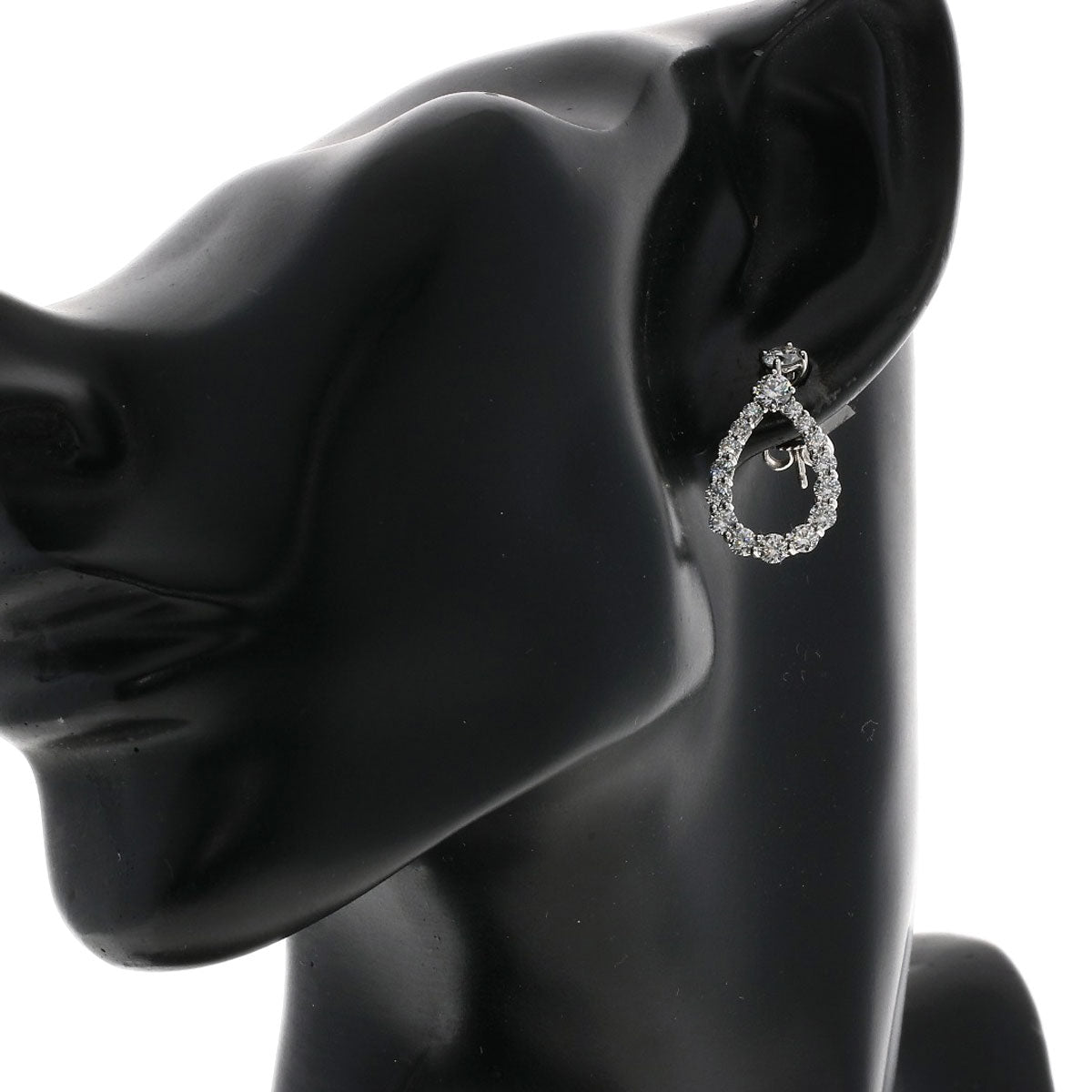 HARRY WINSTON Loop Extra Large Diamond earring Platinum PT950 Ladies [Used]