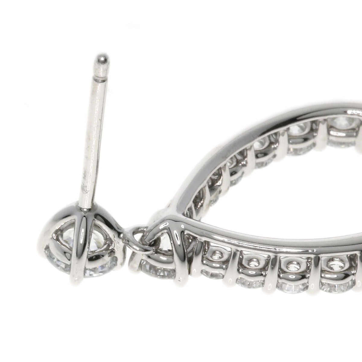 HARRY WINSTON Loop Extra Large Diamond earring Platinum PT950 Ladies [Used]