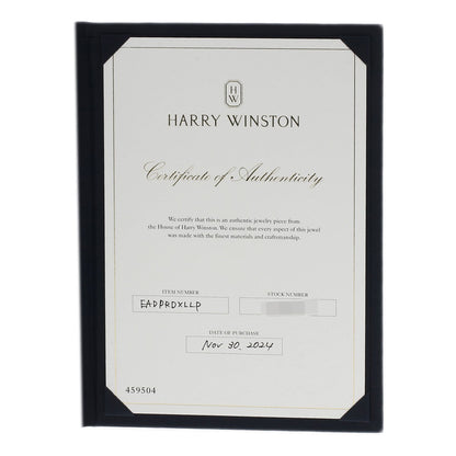 HARRY WINSTON Loop Extra Large Diamond earring Platinum PT950 Ladies [Used]