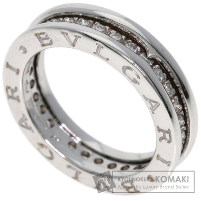 BVLGARI B-zero1 B-zero1 1 band Diamond #49 Ring K18 White Gold Ladies [Used]