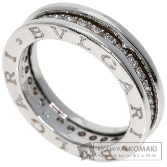 BVLGARI B-zero1 B-zero1 1 band Diamond #49 Ring K18 White Gold Ladies [Used]