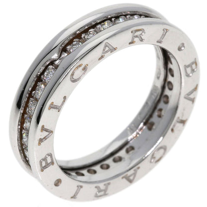 BVLGARI B-zero1 B-zero1 1 band Diamond #49 Ring K18 White Gold Ladies [Used]
