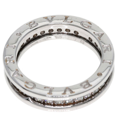 BVLGARI B-zero1 B-zero1 1 band Diamond #49 Ring K18 White Gold Ladies [Used]