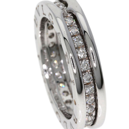 BVLGARI B-zero1 B-zero1 1 band Diamond #49 Ring K18 White Gold Ladies [Used]