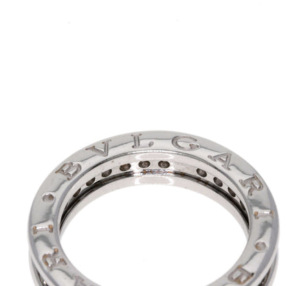 BVLGARI B-zero1 B-zero1 1 band Diamond #49 Ring K18 White Gold Ladies [Used]
