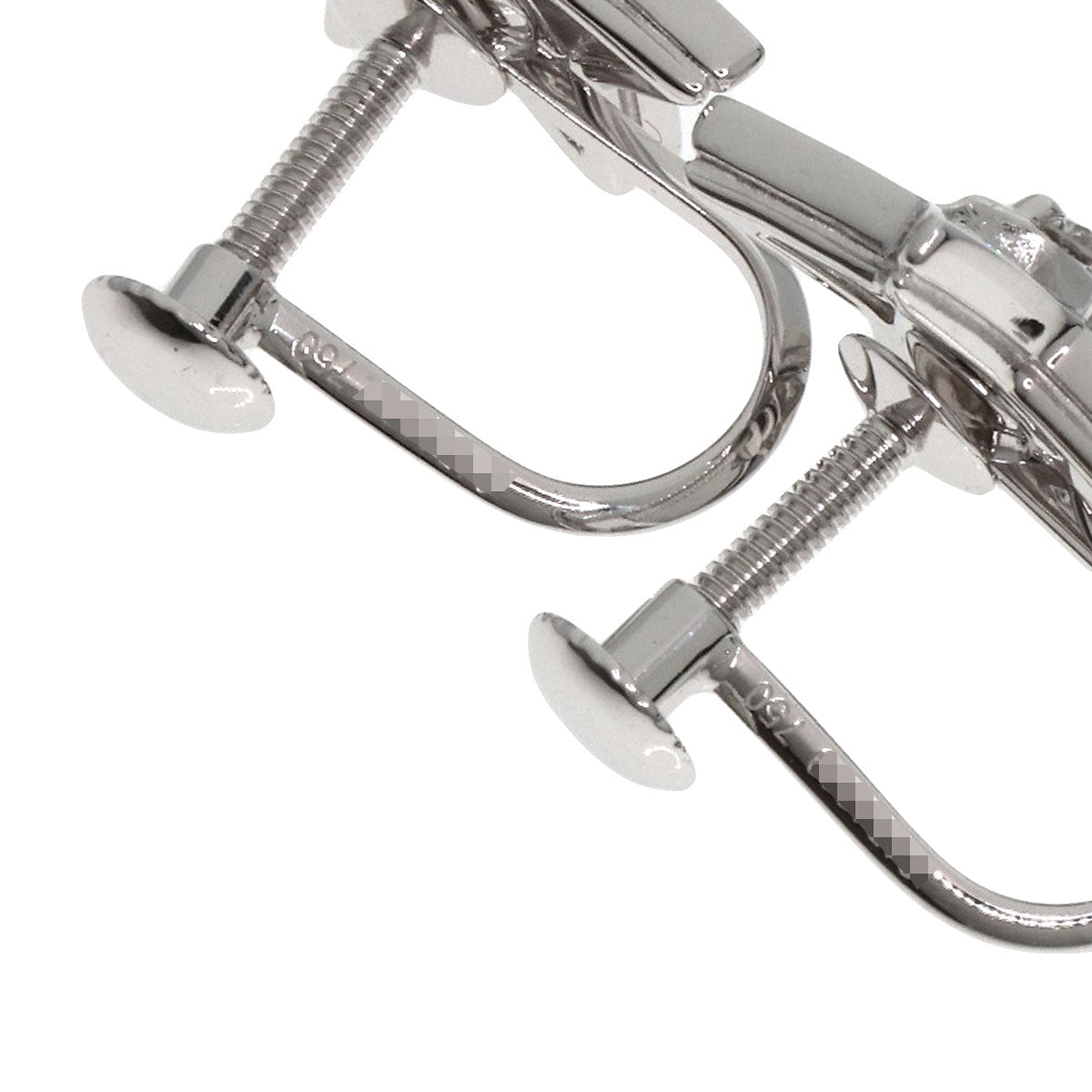 CHANEL Comet Diamond Earring K18 White Gold Ladies [Used]