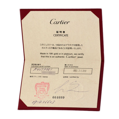 CARTIER Indian Mystery Smoky Quartz Diamond #51 Ring K18 Pink Gold Ladies [Used]