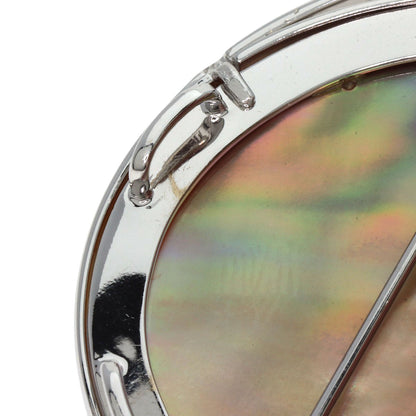 TASAKI Mabe Pearl Pearl Sea Motif Color Stone Brooch K18 White Gold Ladies [Used]