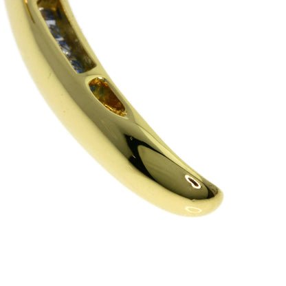 Jeunet sapphire Pendant top K18 Yellow Gold Ladies [Used]
