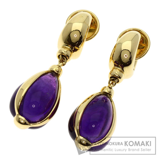Pomellato Amethyst Earring K18 Yellow Gold Ladies [Used]