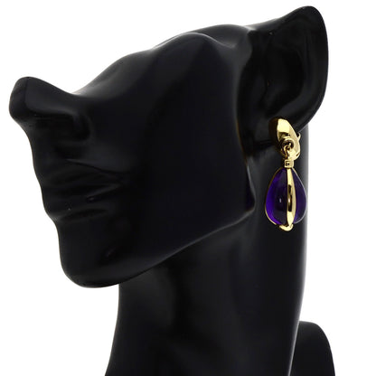 Pomellato Amethyst Earring K18 Yellow Gold Ladies [Used]