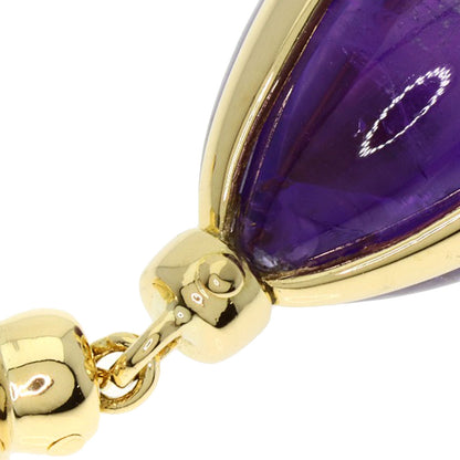 Pomellato Amethyst Earring K18 Yellow Gold Ladies [Used]